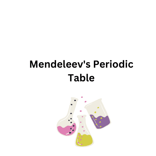 Mendeleev's Periodic Table